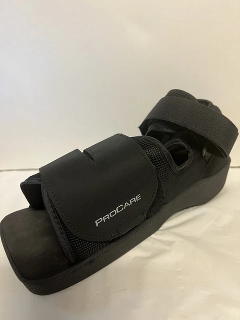 ProCare Rocker Cast Boot Black Medium Sandal Cast Protector.