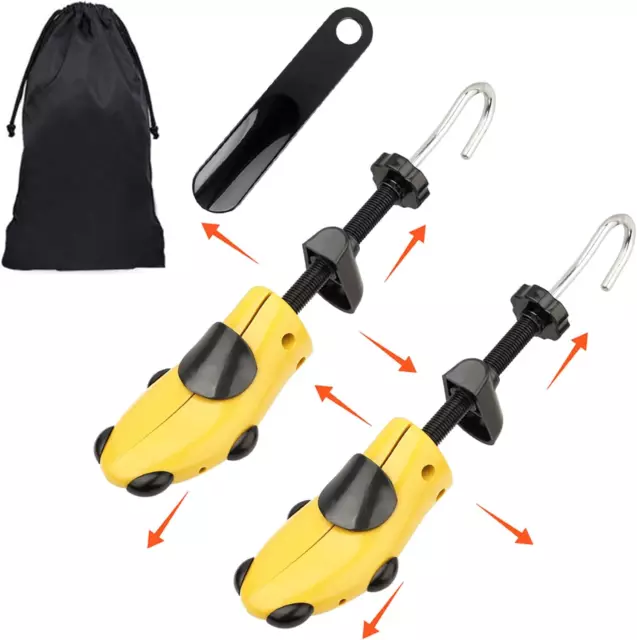 Halcent Shoe Stretcher Men and Women 2-Way Shoe Stretcher Plastic & Metal Shoe