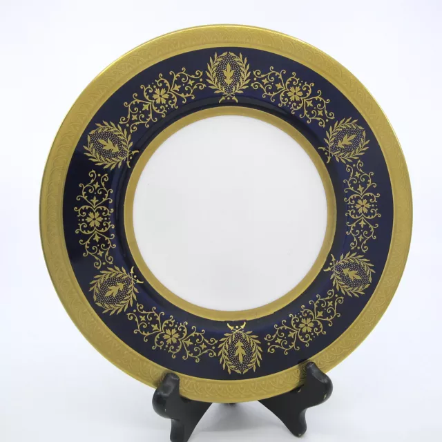 LADY ANNE (Cobalt Blue) by COALPORT Bone China 8 1/8" Salad Dessert Plate(s)