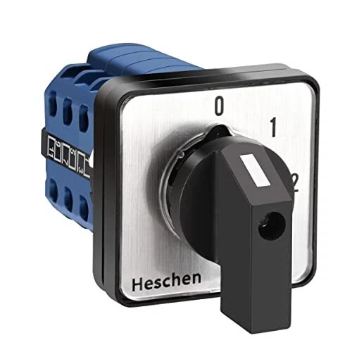 Heschen Commutateur de sélecteur à came rotative universelle LW28-20/0123.3 660V