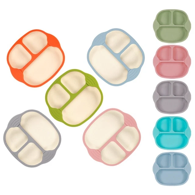 Bowl Cookware Dishes Storage Tray Silicone Plate Food Tray Child Suction Plate