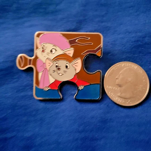 DISNEY RESCUERS CHARACTER Puzzle Piece Mystery Pin Bianca Bernard