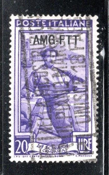 Italy  Italian Trieste Overprint Amg Ftt  Stamps Used   Lot 1024Be