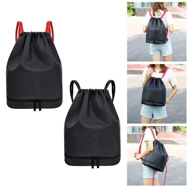 Beutel Rucksack Kordelzug Turnbeutel Daypack Gymsack Gym Bag Beutel Sportbeutel