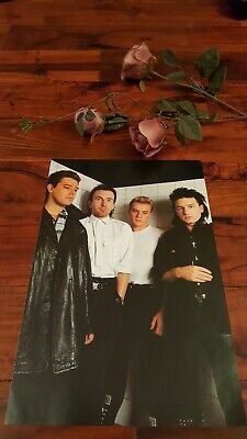 U2 ORIGINAL RARE MUSIC POSTER 1980s **COOL** ** NEAR MINT** BONO ADAM CLAYTON 