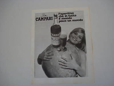 advertising Pubblicità 1971 BITTER CAMPARI