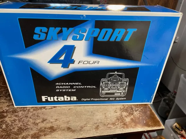 Vintage Futaba Skysport 4 Channel Radio Control RC 4VF- FM (OPEN BOX BRAND NEW)