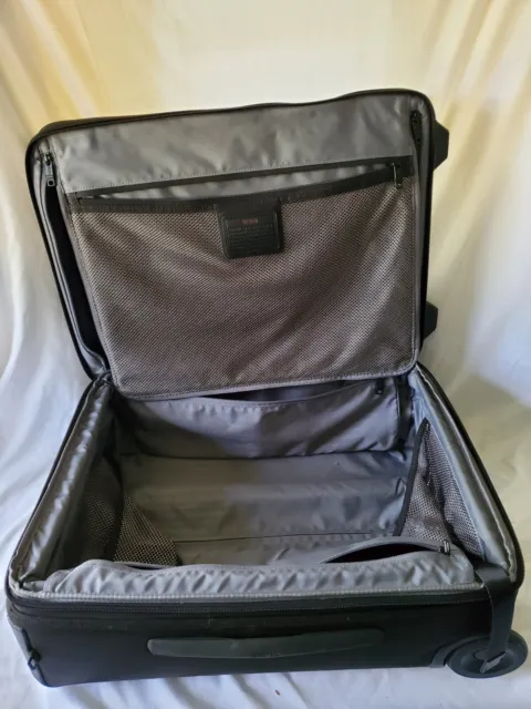 Tumi Black Luggage 20" Upright Wheeled Suitcase 5