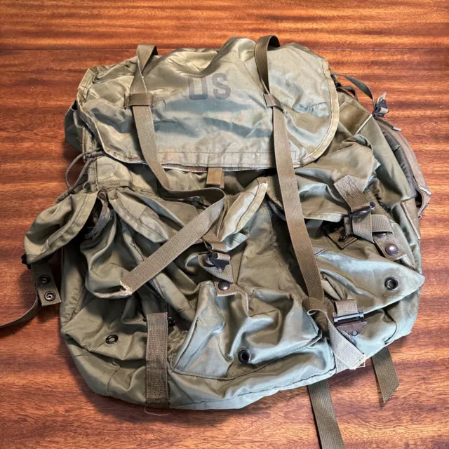 Vintage Combat Field Pack Backpack large lc1 nylon Alice pack