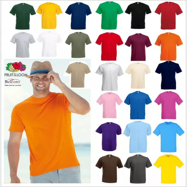 T-Shirt Adulto Fr610360 Fruit Valueweight  100% Cotone Manica Corta