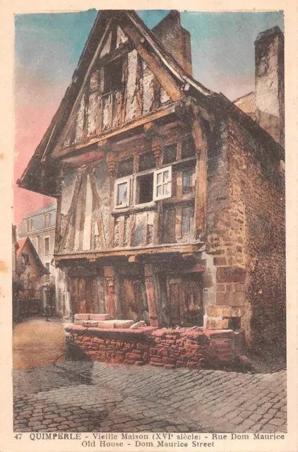 CPA-QUIMPERLÉ-vieille maison