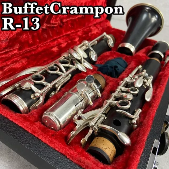 Buffet Crampon R13 Bb Clarinet with Hard Case Mouthpiece Ligature