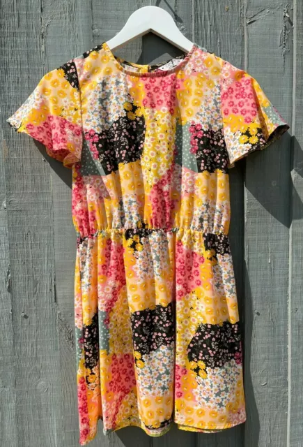 Matalan Candy Girls Pretty Floral Floaty Summer Dress Rrp £18-£22 Bnwot