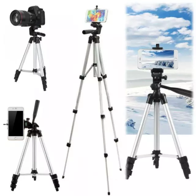 Professional Camera Phone Holder Tripod Stand for Cell Phone iPhone Samsung +Bag