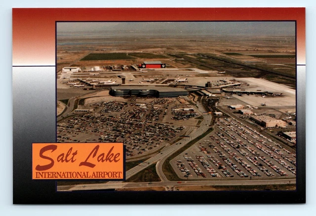 Salt Lake International Airport Aerial View Salt Lake City UT Postcard
