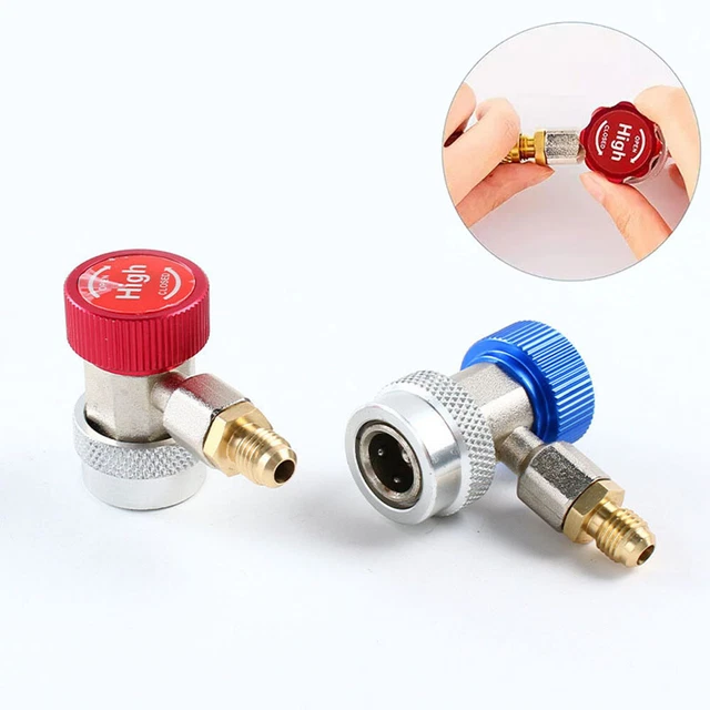 Adattatore Aria Condizionata Auto - Da R1234YF A R134A, Lato Basso, Attacco Rapido - Foto 11