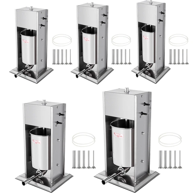 Manuelle Wurstfüllmaschine – Set Mit 4 Trichterrohren, Einfach Zu Reinigen, Ideal Für Hobbyköche & Grillfans