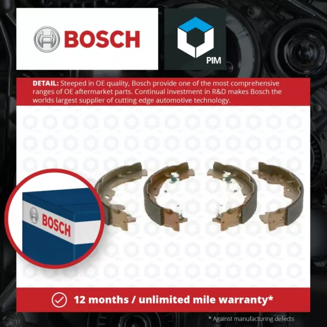 Brake Shoes Set fits TOYOTA AYGO 1.0 1.4D 2005 on Bosch 044950D010 044950D020