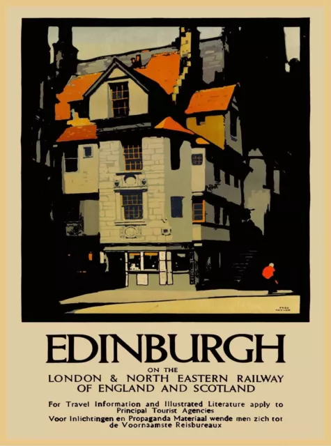 97780 Edinburgh England Scotland Great Britain Travel Decor Wall Print Poster