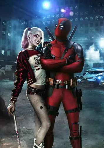 DEADPOOL & HARLEY QUINN Suicide Squad DC Wall Art Print Pic Photo Poster A3 A4