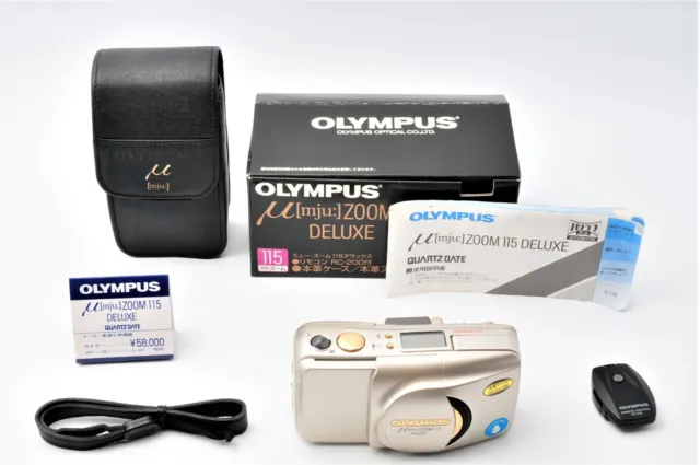 [Mint+ w/Box] Olympus Mju μ Zoom 115 Deluxe Point & Shoot 35mm Film Camera JAPAN