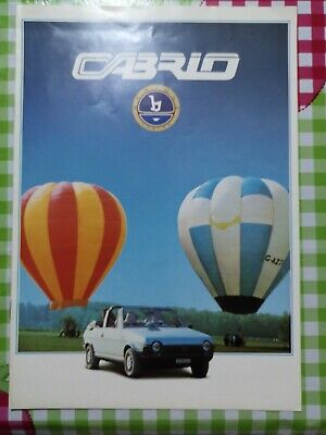 BROCHURE DEPLIANT CABRIO BERTONE anno 3-1982 