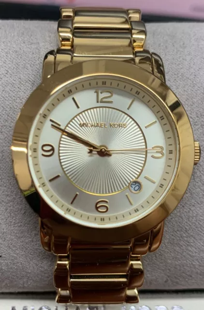 Michael Kors MK3485 Janey Gold Dial Gold Tone Stainless Steel Women's Watch