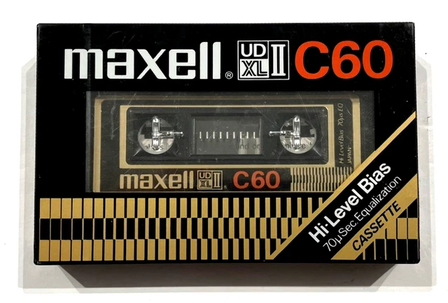 1x Cassette MAXELL XL II 60 OVP, NOS Neu von etwa 1994 in Müritz