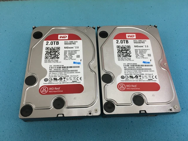 WESTERN DIGITAL RED 2TB WD20EFRX-68EUZN0 SATA/64MB NASwar 2.0 WARRANTY! $53.99 - PicClick