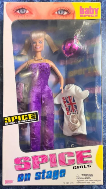 SPICE GIRLS Emma Bunton Baby OFFICIAL GALOOB Doll On Stage Rare NEW