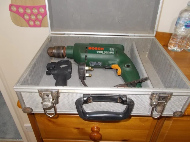 BOSCH CSB 550 Re Corded Electric Hammer Drill In Metal Box. 24.99