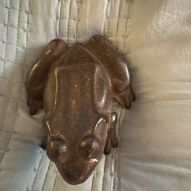 Antique Cast Iron Frog Doorstop