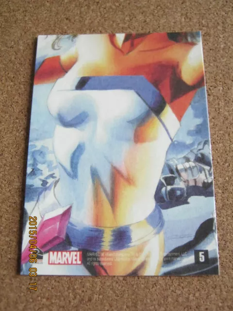 Marvel Dangerous Divas Foil #  5 Psylocke - 2011 Parallel - Rittenhouse.     ZN2 2