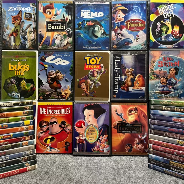 DVD Sale Pick Choose Your Disney Kid Children Movies Combined Ship Used Lot