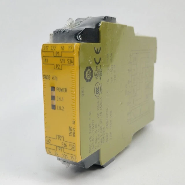 24V PNOZ e7p 774197 For Pilz Safety Relay