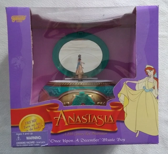 DISNEY ANASTASIA ONCE Upon A December Music Box 1997 Galoob Rare