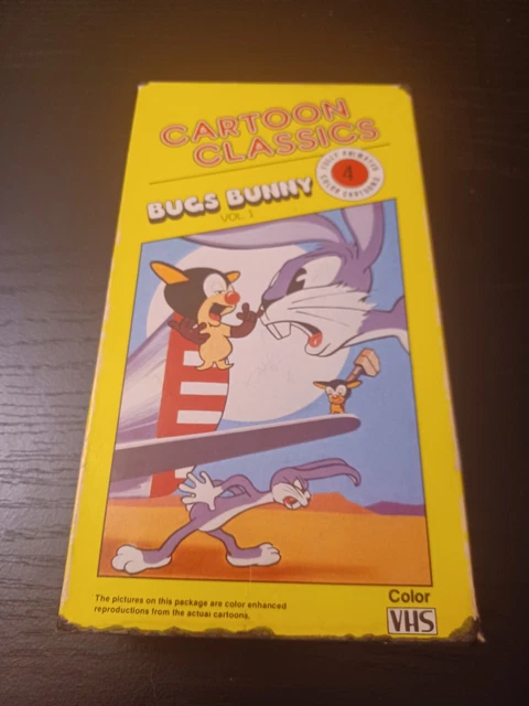 CARTOON CLASSICS BUGS Bunny VHS Rare Animation OOP - 4 Cartoon. 10/22 ...