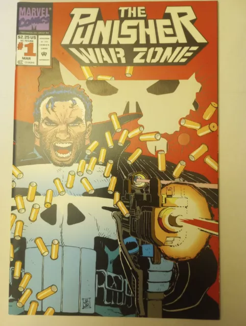 2 PUNISHER WAR ZONE COMICS #1,  #2 - 1992 - Newsstand - NM/M - MARVEL COMICS