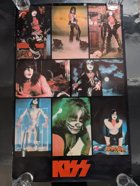 KISS Vintage Original Campus Craft Poster 1978 Rare Made in Canada