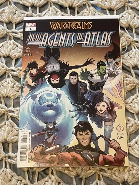 War of the Realms New Agents of Atlas #1 1st Aero, Luna Snow, Wave, Marvel NM