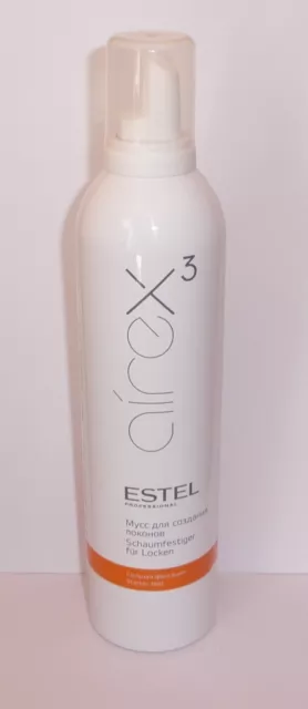 Estel Professional Airex Curl Mousse Spuma Capelli Ricci Tenuta Forte 400ml