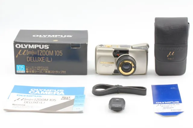 T [TOP MINT in BOX] All Function Works Olympus mju Zoom 105 DELUXE Camera JAPAN 2