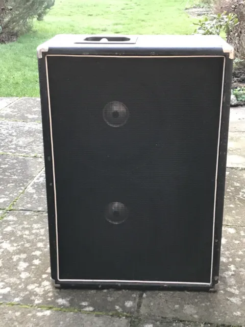 Guitar Cab with 2x12” fanes speakers.