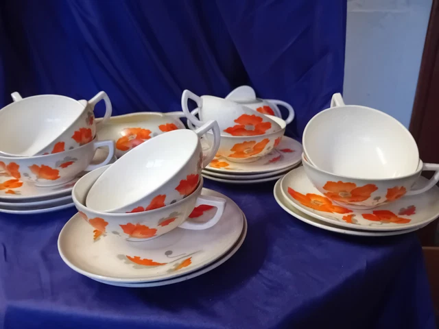 ANCIEN SERVICE À thé ou café en porcelaine chinoise EUR 1,00 - FR