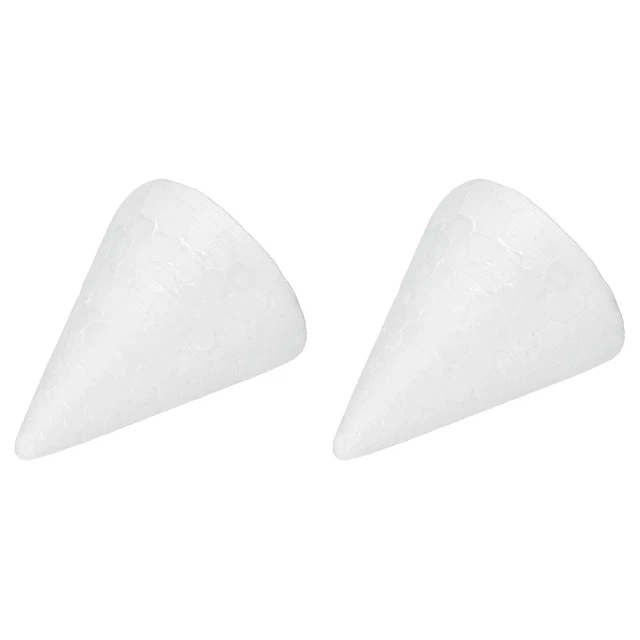 SCHIUMA CONI PER Fai da Te Arte 1.89 x 1.57 Pollici Polistirolo Coni