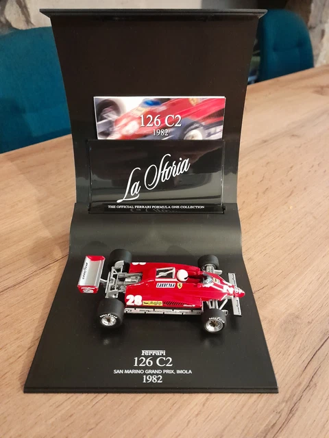 Casque Miniature F1 Ferrari Didier Pironi 1982 - Échelle 1:5, Edicola, Modèle HELFE23