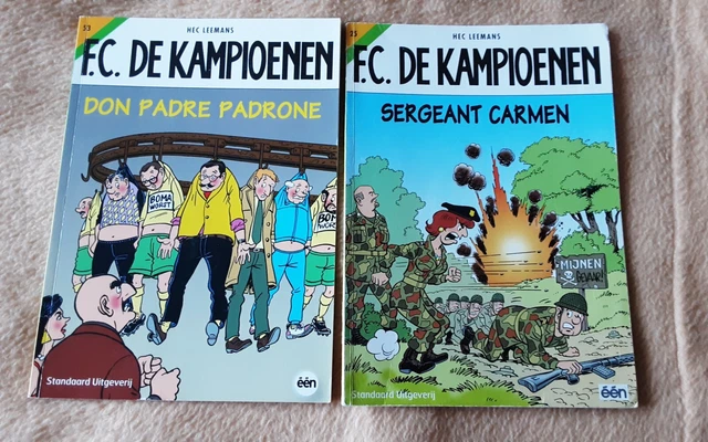 2 COMICS F.C. De Kampioenen Band 25 + 53 niederländische Sprache EUR 2