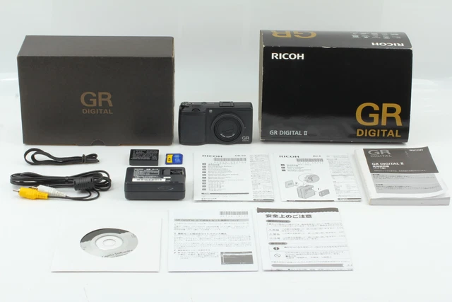 [Near MINT] RICOH GR DIGITAL II 10.1MP Digital Camera Black From JAPAN 2