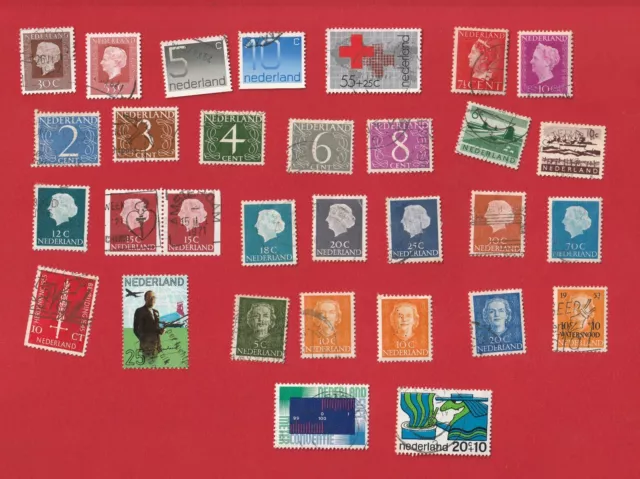 Nederland - Pays Bas - Hollande  :  Beau lot de timbres anciens