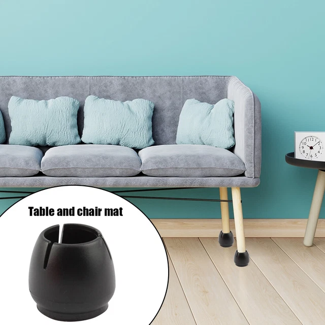 16 tapas de silicona para patas de silla, almohadillas protectoras para patas de